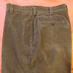 Flat front Corduroy Pants